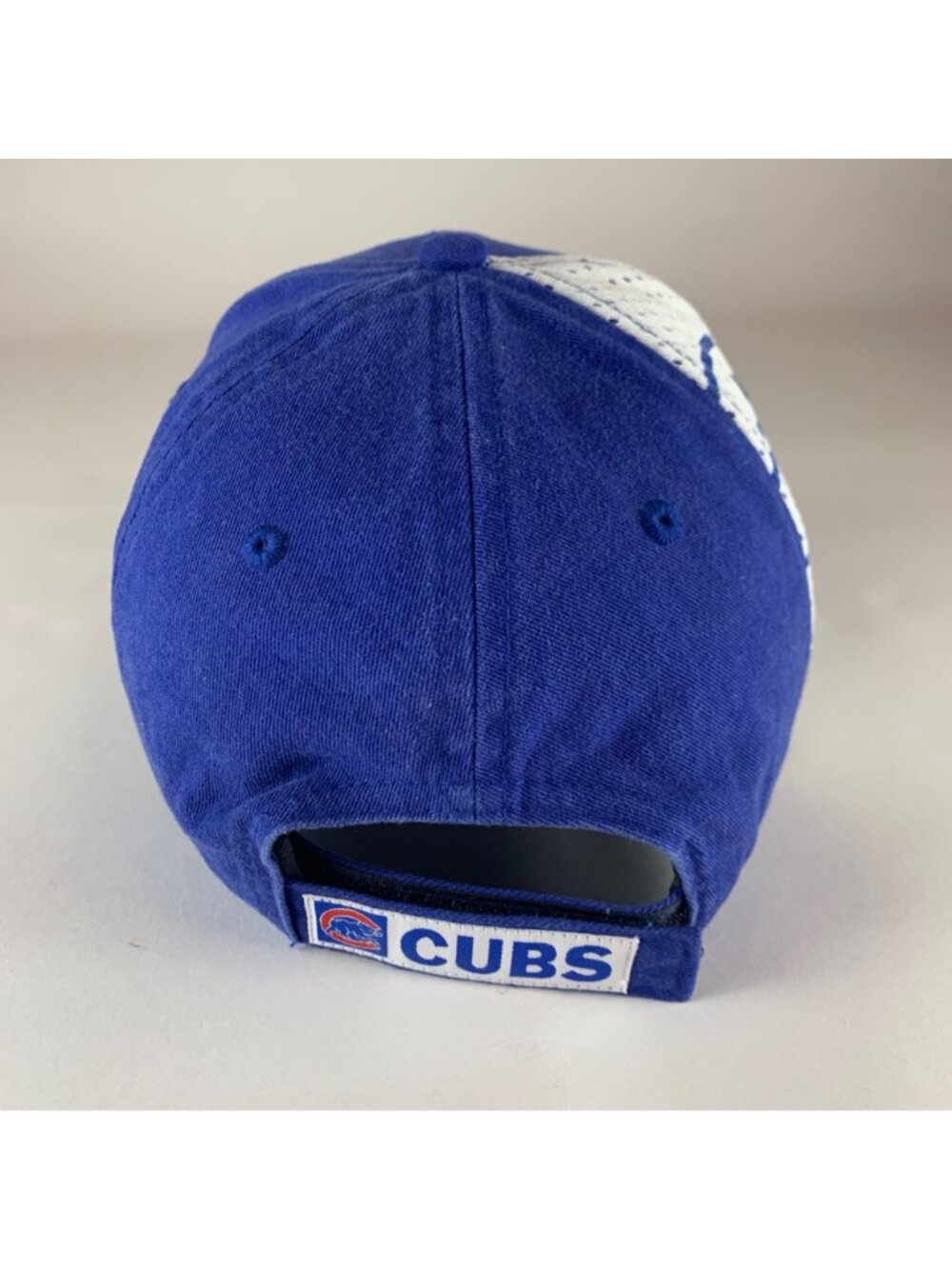 Chicago Cubs MLB Blue White New Era 9Forty Strapback Hat - Picture 4 of 7